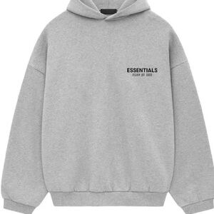 Essentials Light Gray Hoodie